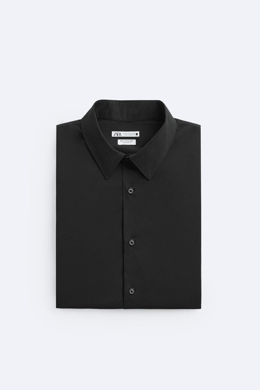 STRETCHY POPLIN SHIRT - Zara фото 9