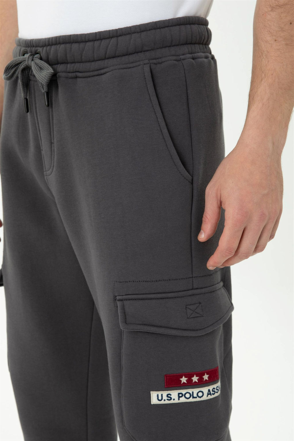 Мужские спортивные штаны антрацитового цвета Неожиданная скидка в корзине - U.s. polo assn фото 7