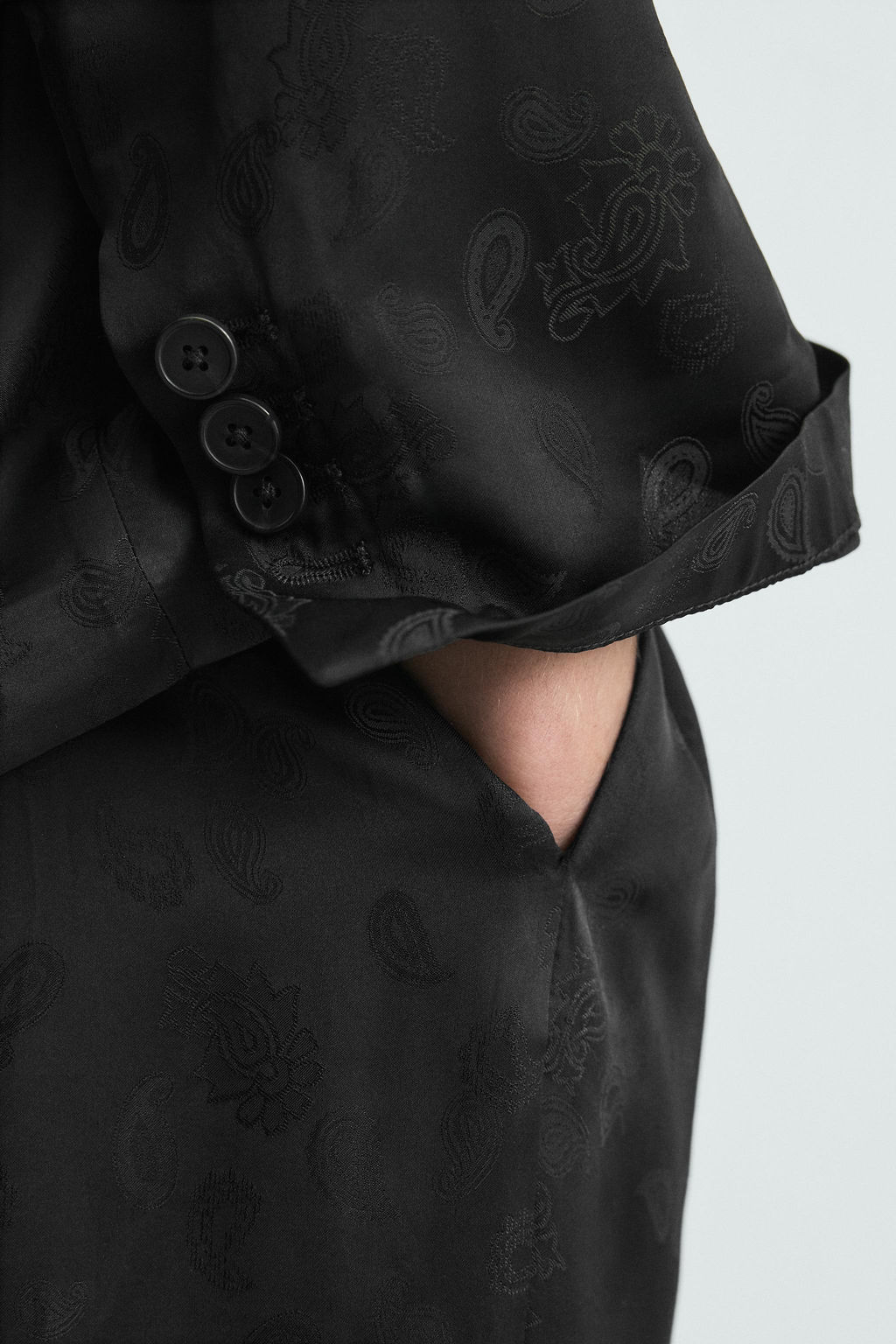 LIMITED EDITION PAISLEY JACQUARD SUIT RELAXED FIT BLAZER - Zara фото 7