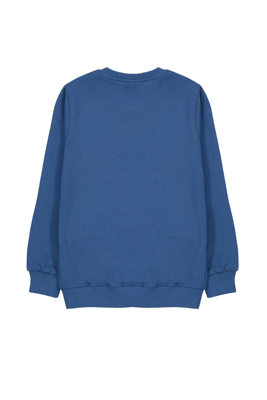 Indigo Erkek Cocuk Mevsimlik-Ince Slogan Desenli Orme Sweatshirt TKDAW25SW00007