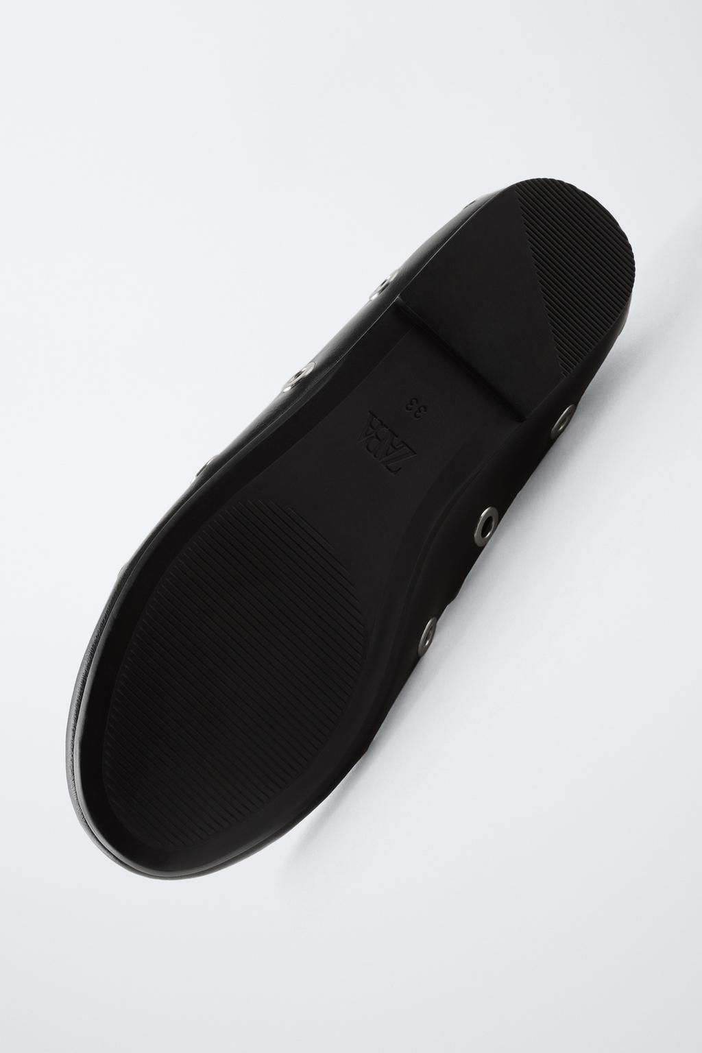 STUDDED BALLERINAS - Zara фото 6