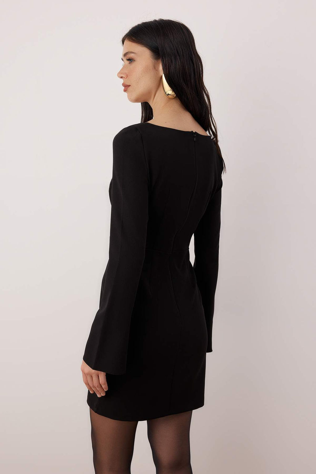 Kahverengi Aksesuar Detayl? Dokuma Mini S?k Elbise TPRAW26EL00012 - Trendyolmilla фото 8