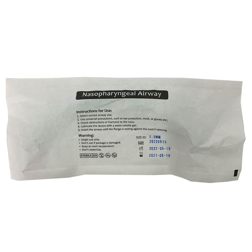 Назофарингеальный воздуховод 9,0 мм - носовая трубка для одноразового применения №130