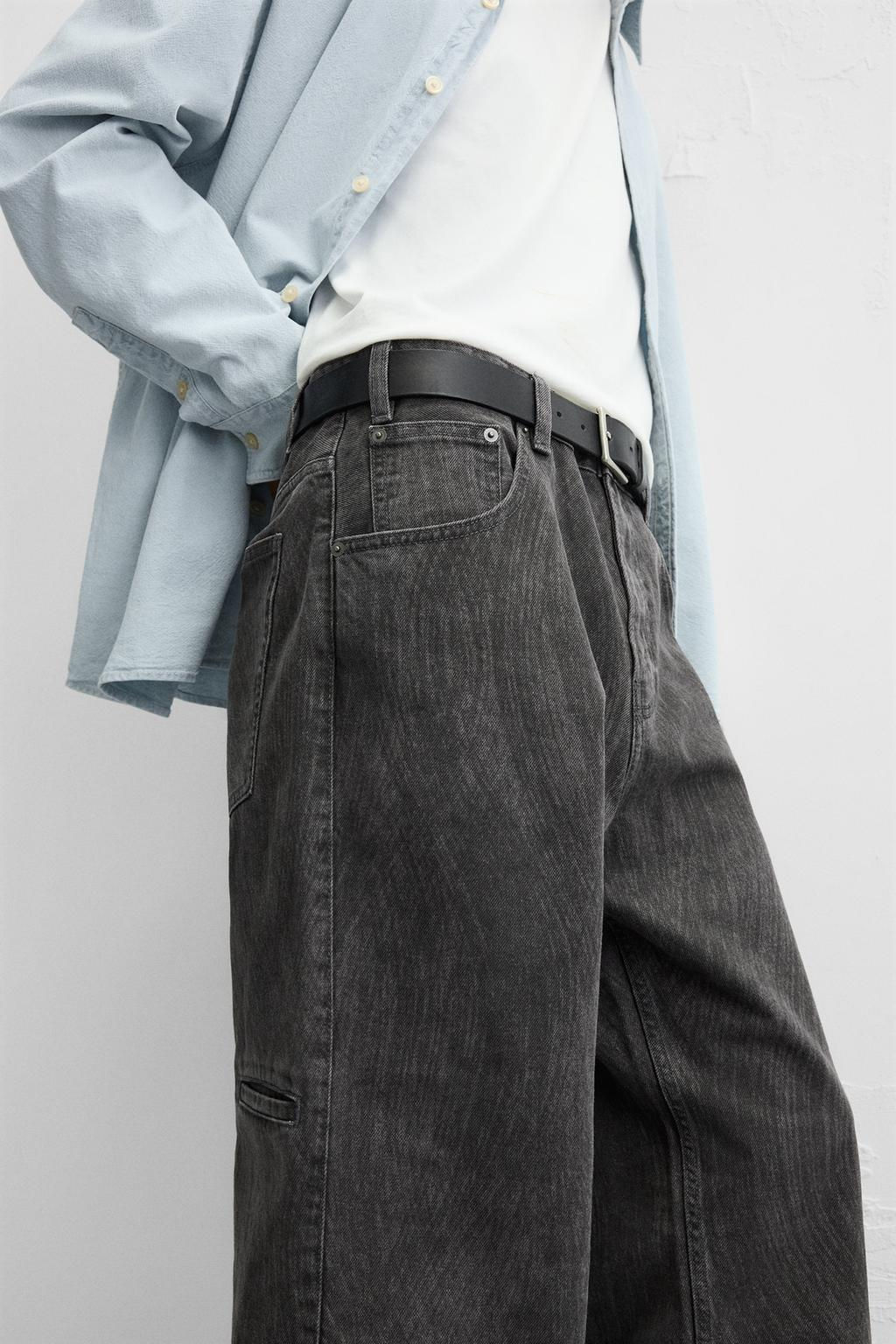 WAVE BAGGY FIT JEANS - Zara фото 5
