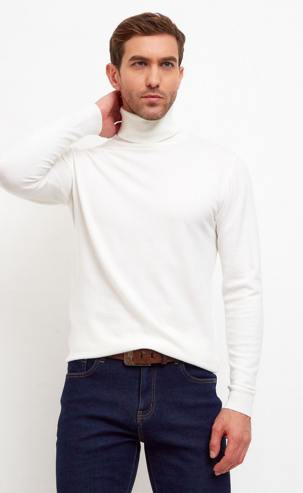 Водолазка F221-15128 white - Fine joyce фото 3