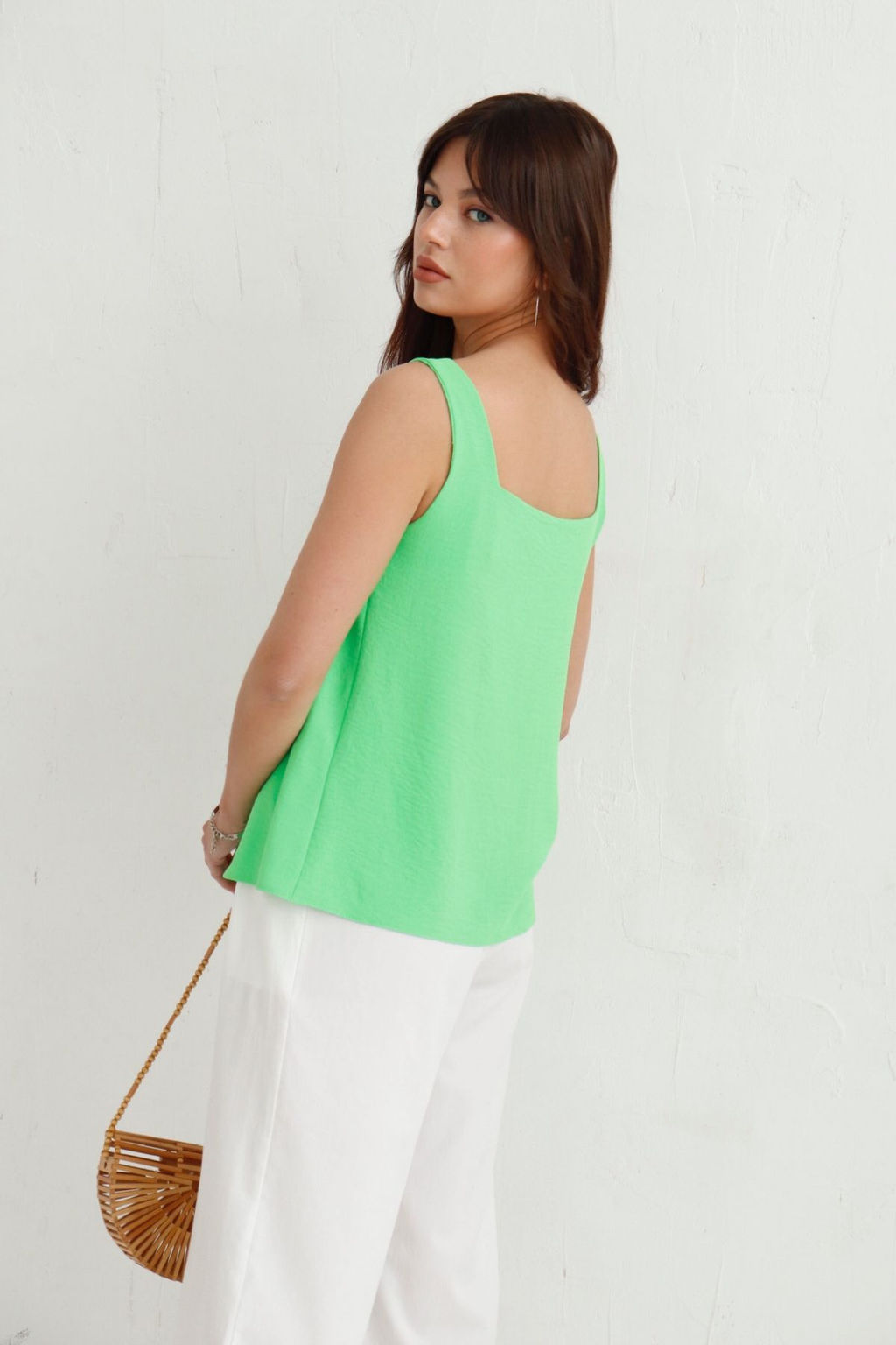 9266 Топ базовый салатовый - Martichelli фото 4