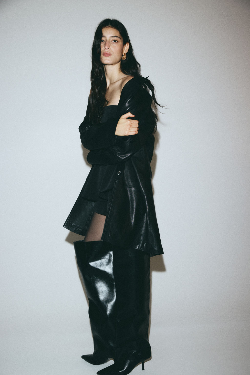 Mono corto bandeau con peplum - H&m фото 2
