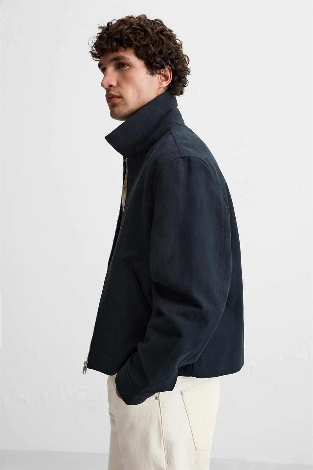 CROPPED ZIP-UP JACKET - Zara фото 7
