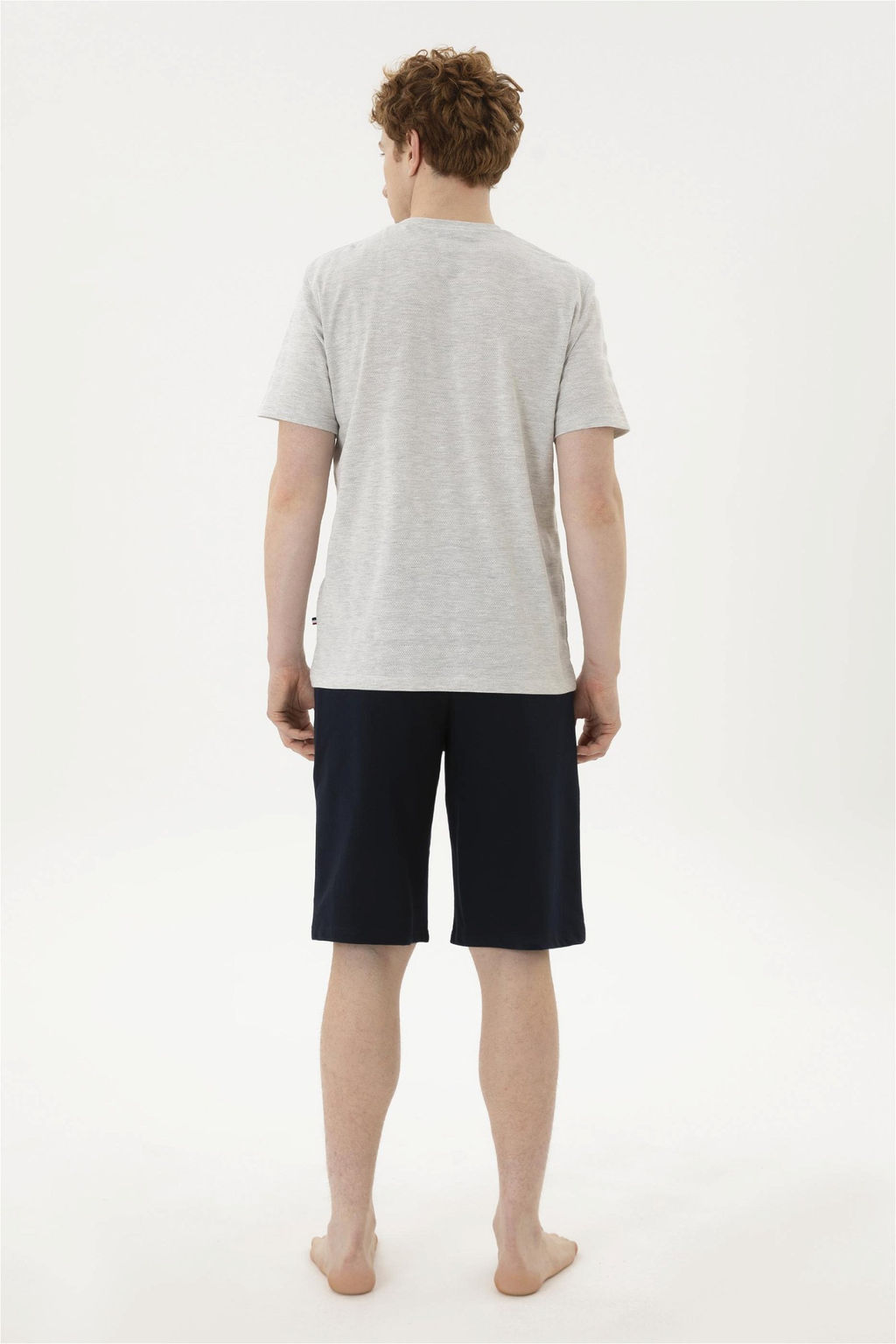 Мужской темно-синий пижамный комплект Неожиданная скидка в корзине - U.s. polo assn фото 5