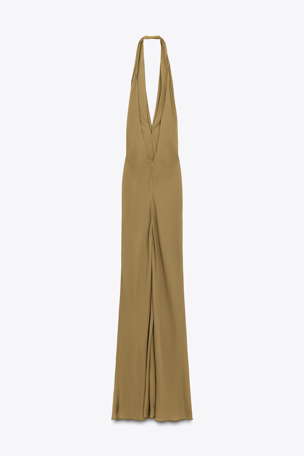 LIMITED EDITION DRAPED HALTERNECK MAXI DRESS