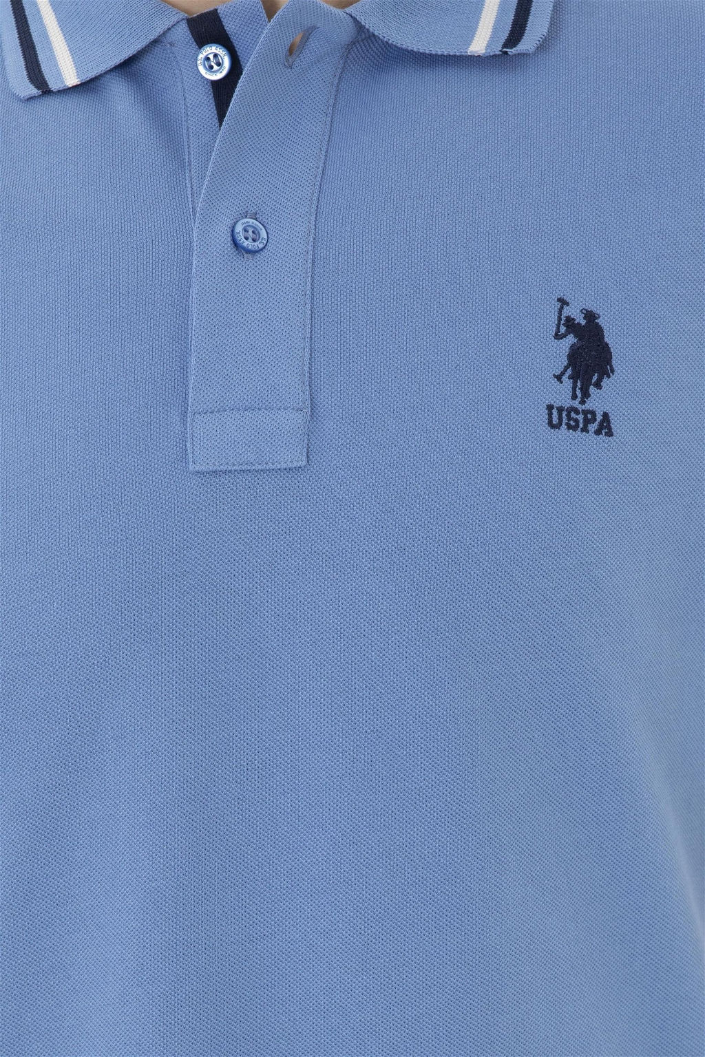 Мужская темно-синяя базовая футболка - U.s. polo assn фото 7