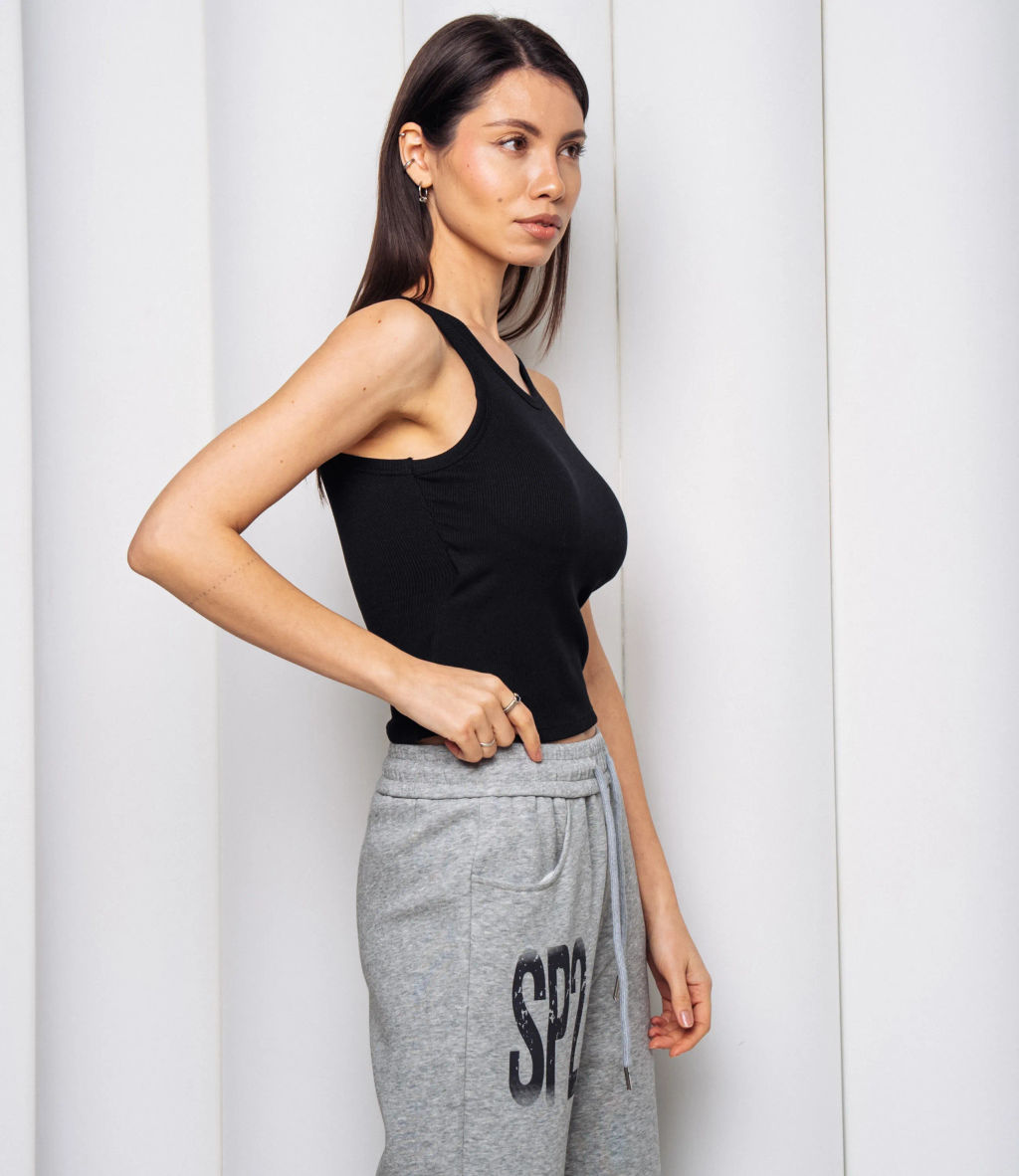 Топ #КТ2705, чёрный - Dommod фото 2