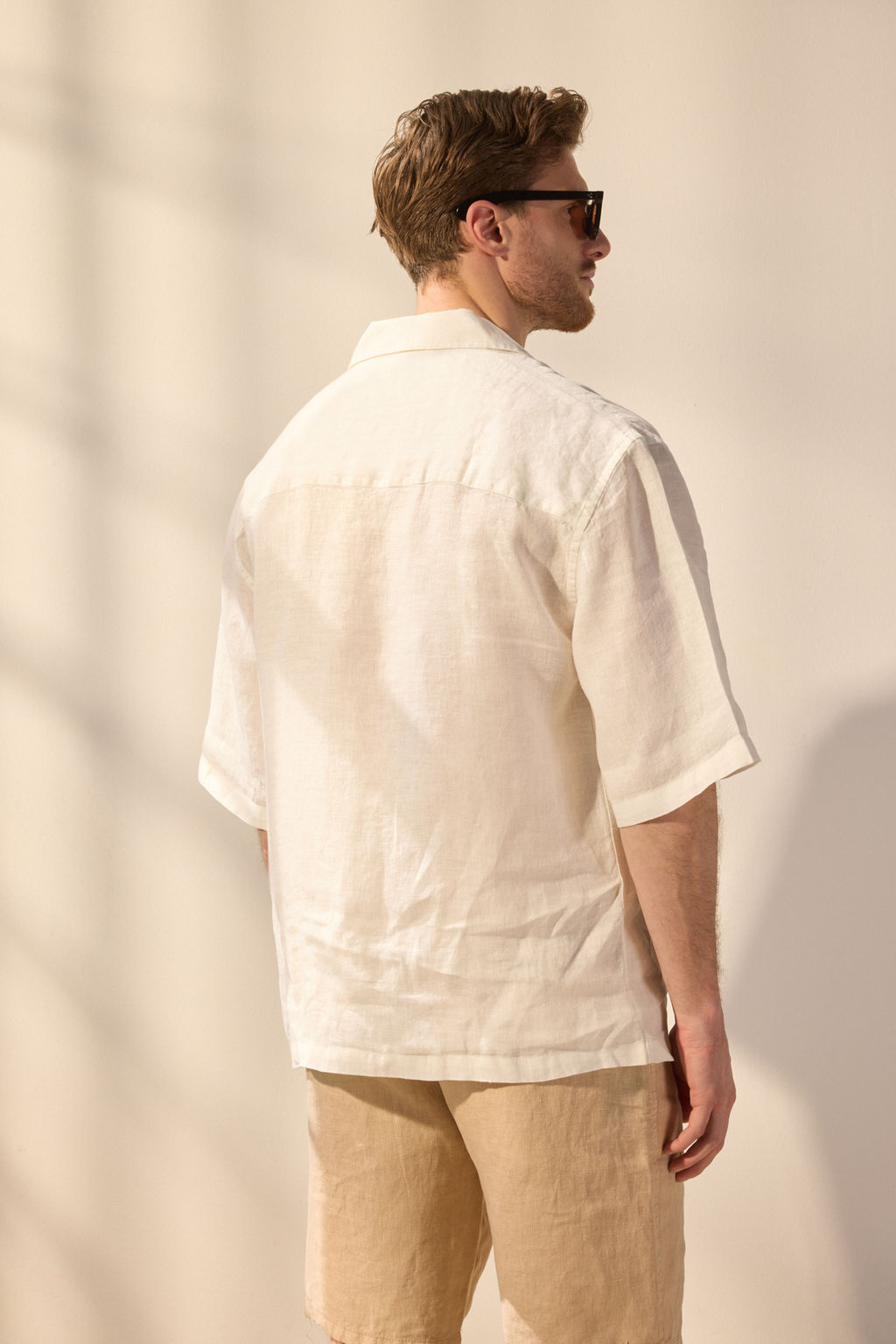 TRENDYOL MAN Premium Lacivert %100 Keten Oversize Fit Gomlek TMNSS24GO00059 - Trendyolmilla фото 16