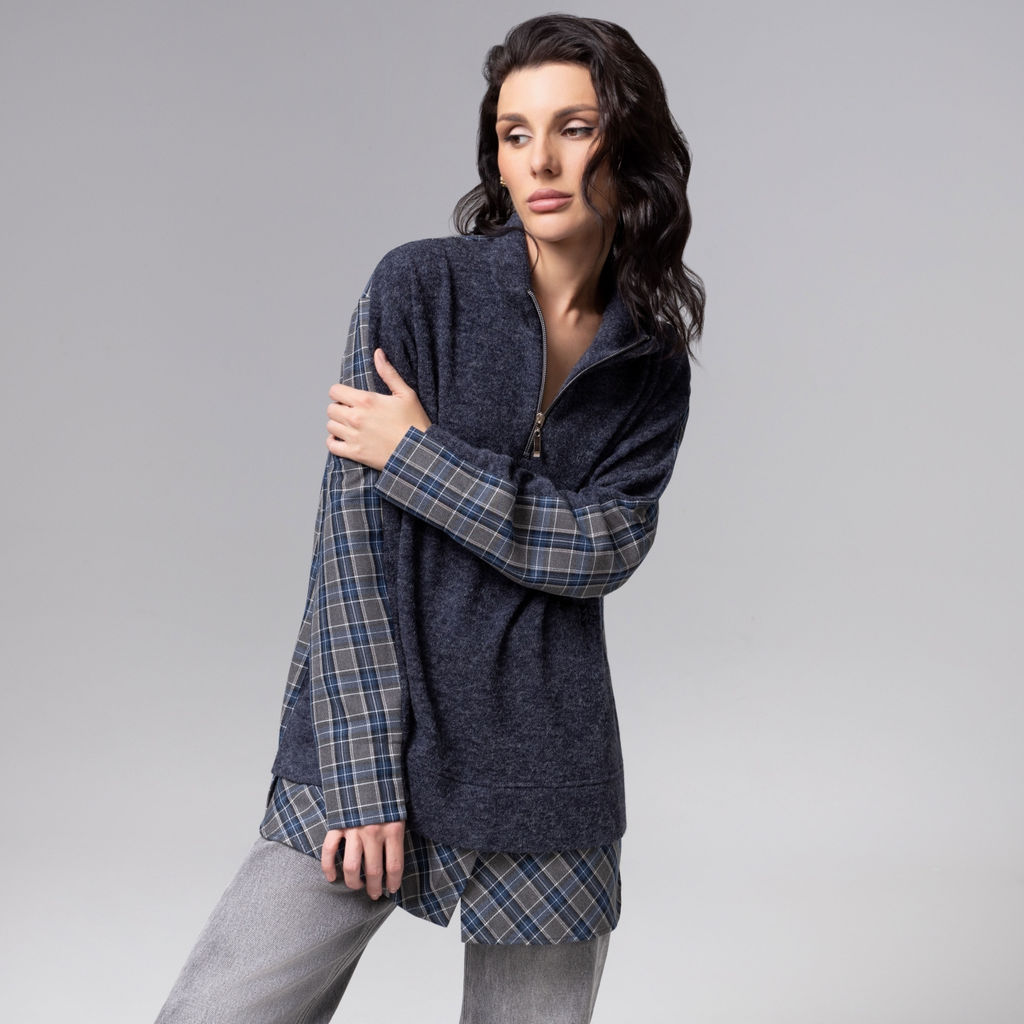 Свитшот утеплённый, Путешествие начинается (синяя туманность) - Charutti фото 4