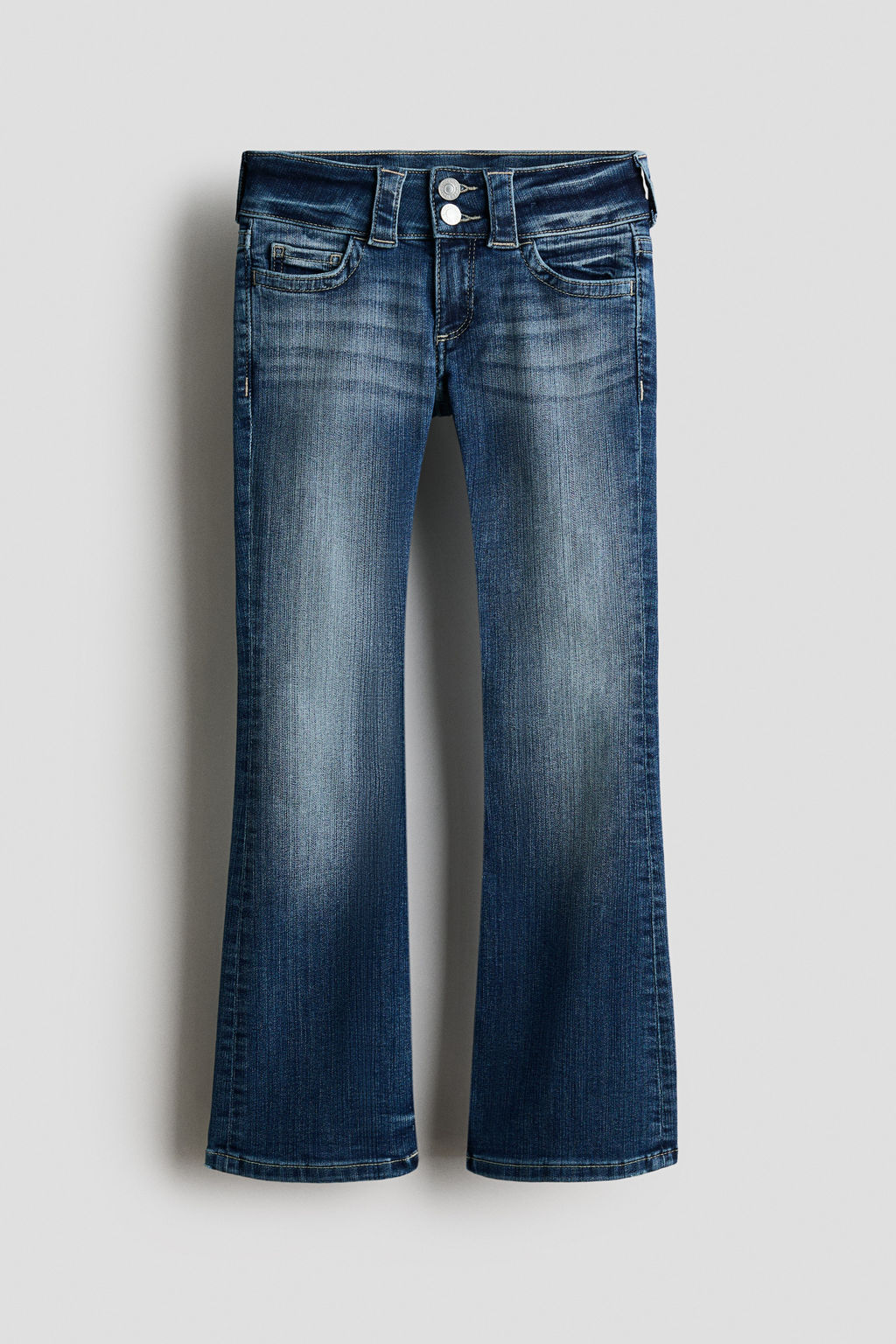 Bootcut Leg Low Jeans