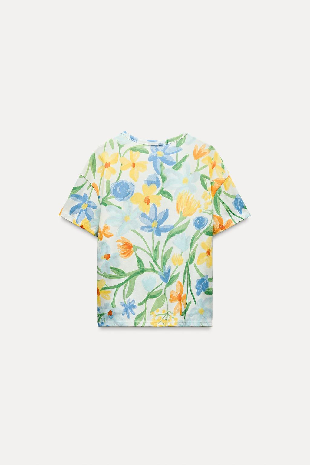 PRINTED T-SHIRT - Zara фото 43
