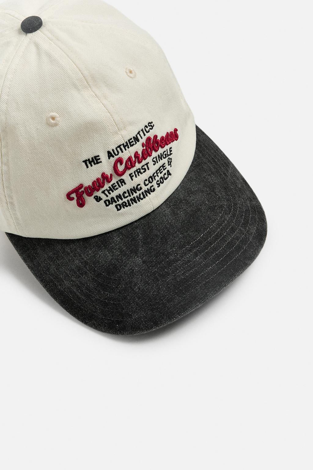 FADED EMBROIDERED CAP - Zara фото 3
