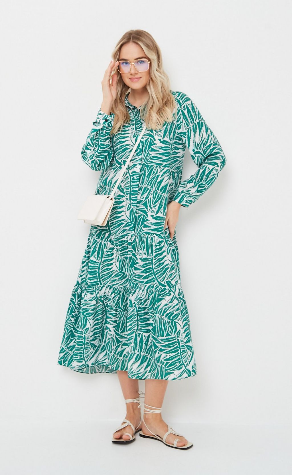 Платье F312-0315 green - Fine joyce фото 9