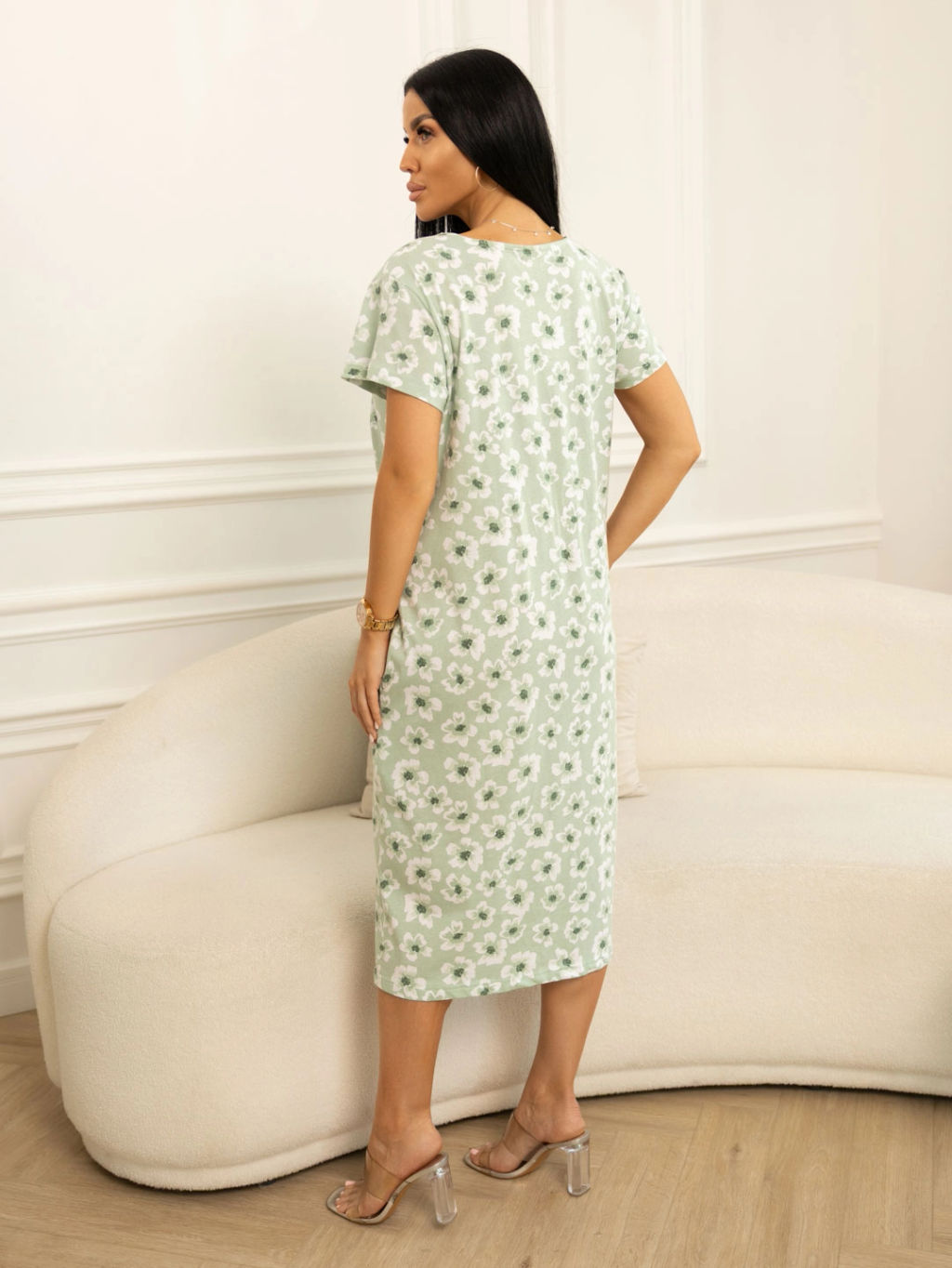 Платье женское, цвет зеленый