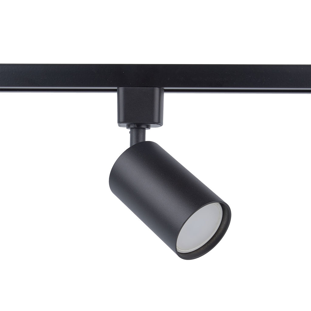 UBL-Q324 GU10 BLACK Светильник-прожектор трековый. Под лампу GU10. Корпус черный. ТМ Volpe