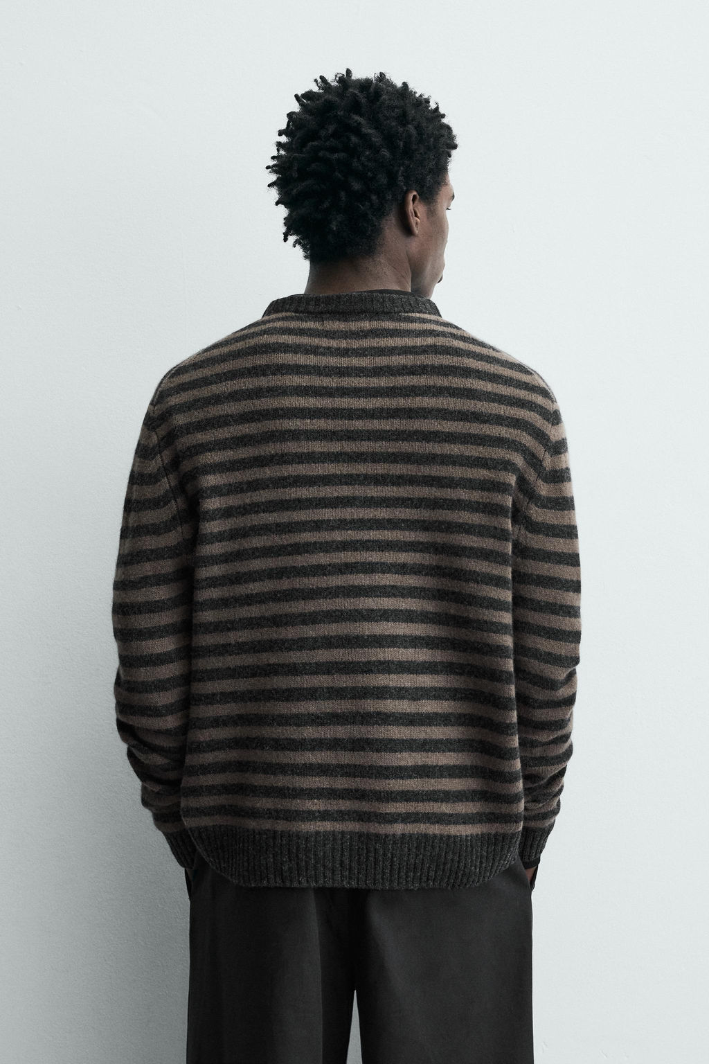 STRIPED WOOL - YAK JUMPER - Zara фото 3