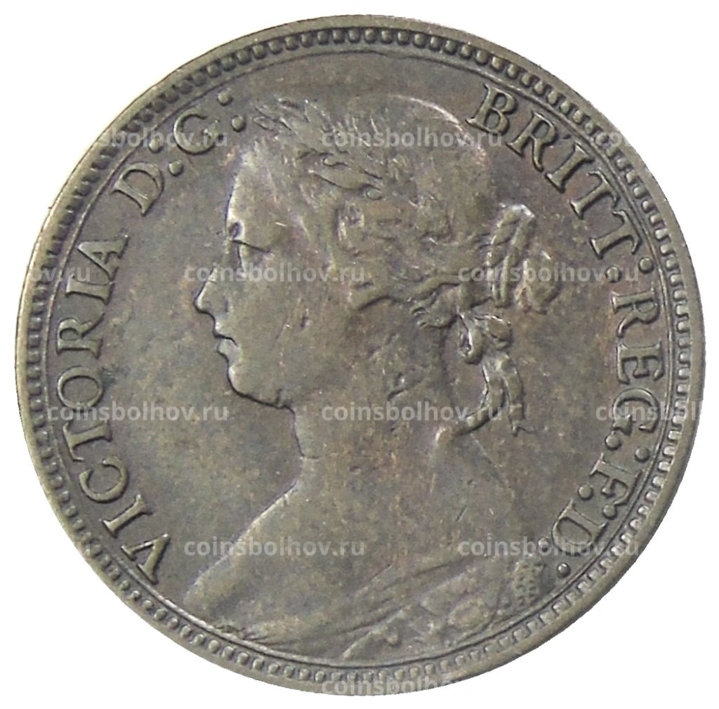 1 фартинг 1878 года Великобритания