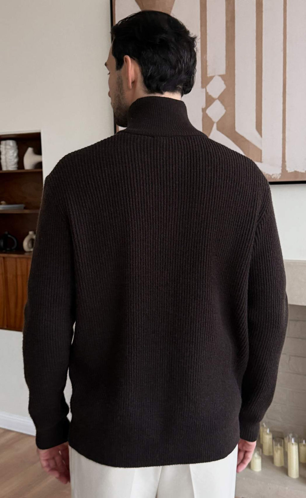 Джемпер F310-0515 brown - Fine joyce фото 7