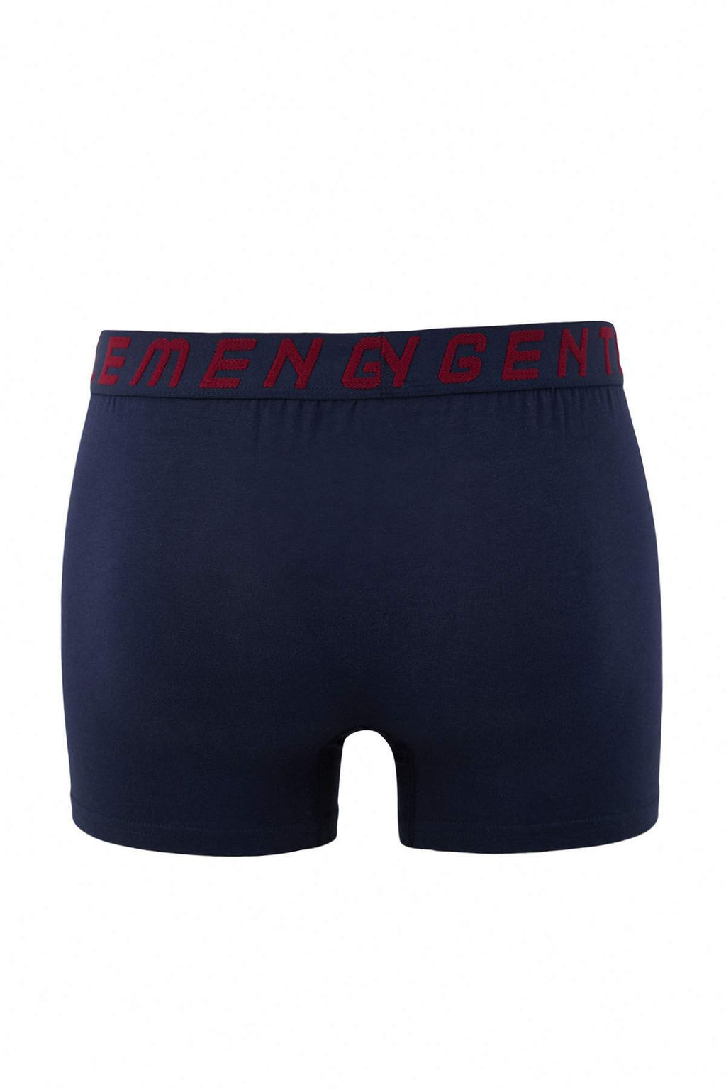 Lacivert Gentlemen Desen Lastikli 4lu Paket Pamuklu Elastanl? Boxer TMNAW26BX00001 - Trendyolmilla фото 6