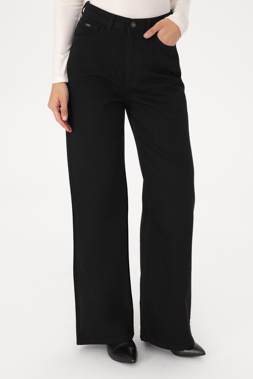 Kad_n Siyah Jean Pantolon - U.s. polo assn фото 2