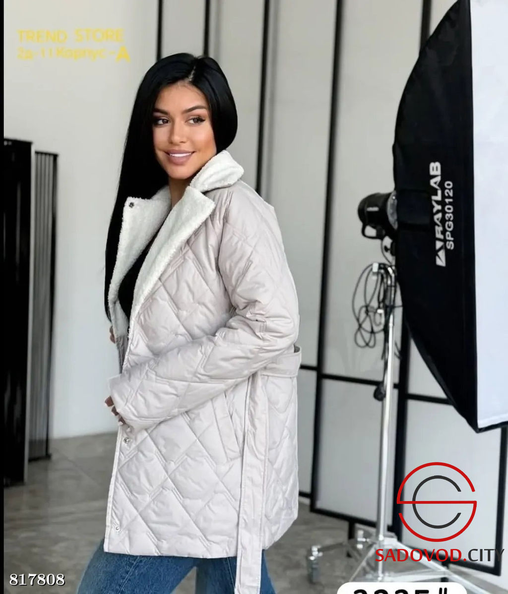 Куртка женская с поясом в комплекте