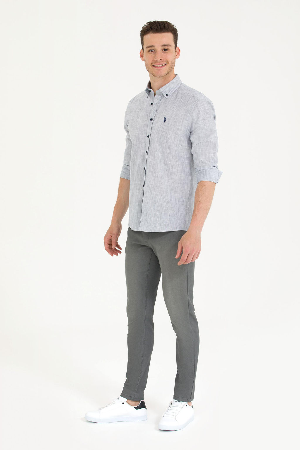 U. S. Polo Assn / Мужские серые джинсовые брюки - U.s. polo assn фото 3