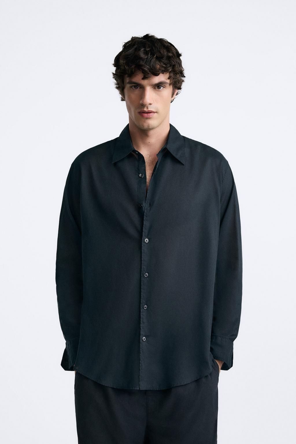 SEMI-SHEER VOILE SHIRT - Zara фото 2
