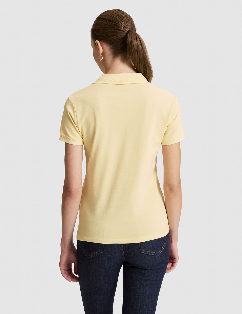 Limon Slim Fit Pamuklu Polo Yaka Basic Ti__rt
