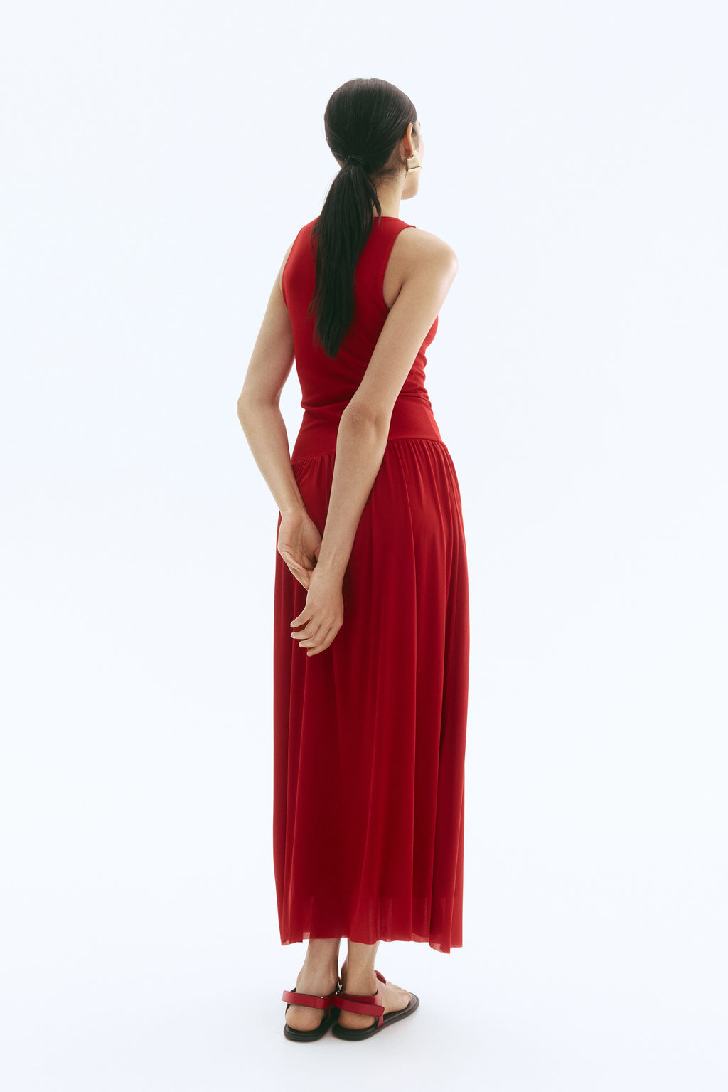 Maxivestido de punto - H&m фото 5