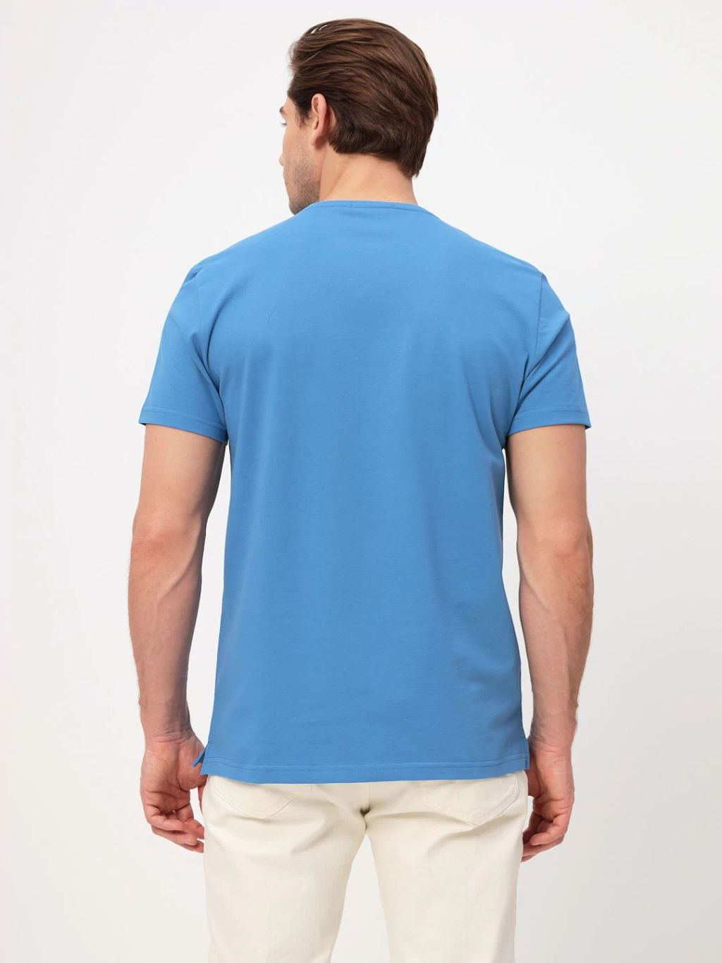 Футболка мужская короткий рукав GREG G145-PO4T-SA5047 (джинс)