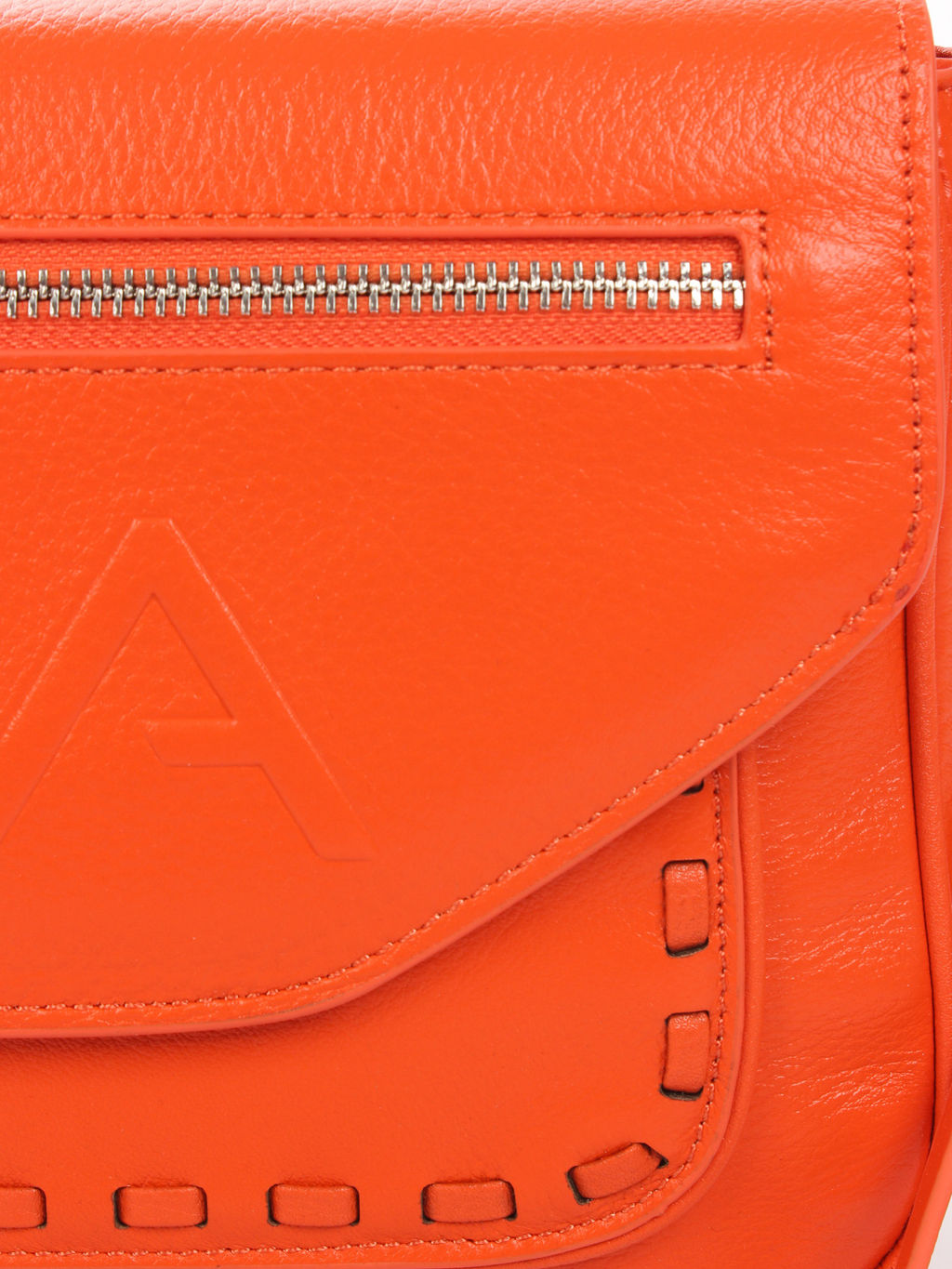 LACCOMA сумка АУ4636-оранжевый натуральная кожа хлопок
