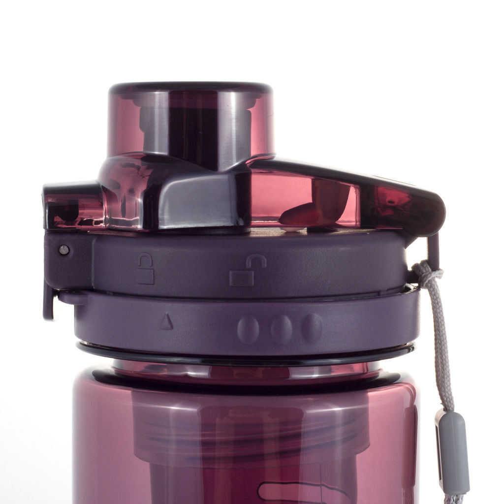 Бутылка спортивная для воды 750мл из пластика (тритан) (тёмный, тёмно-зелёный, бордовый) (2304) /KAM - Kamille фото 9