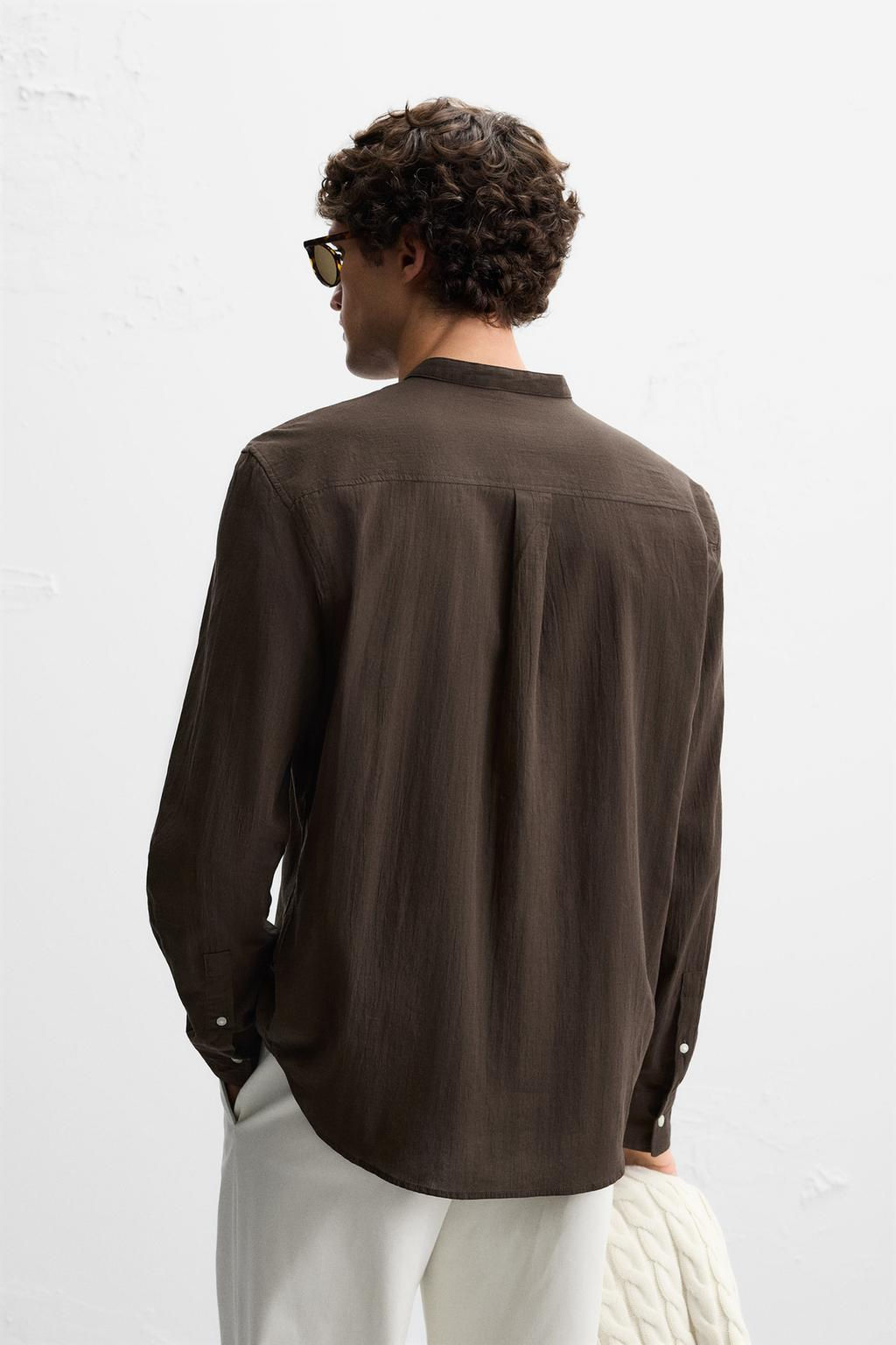 CREASED-EFFECT SHIRT - Zara фото 4