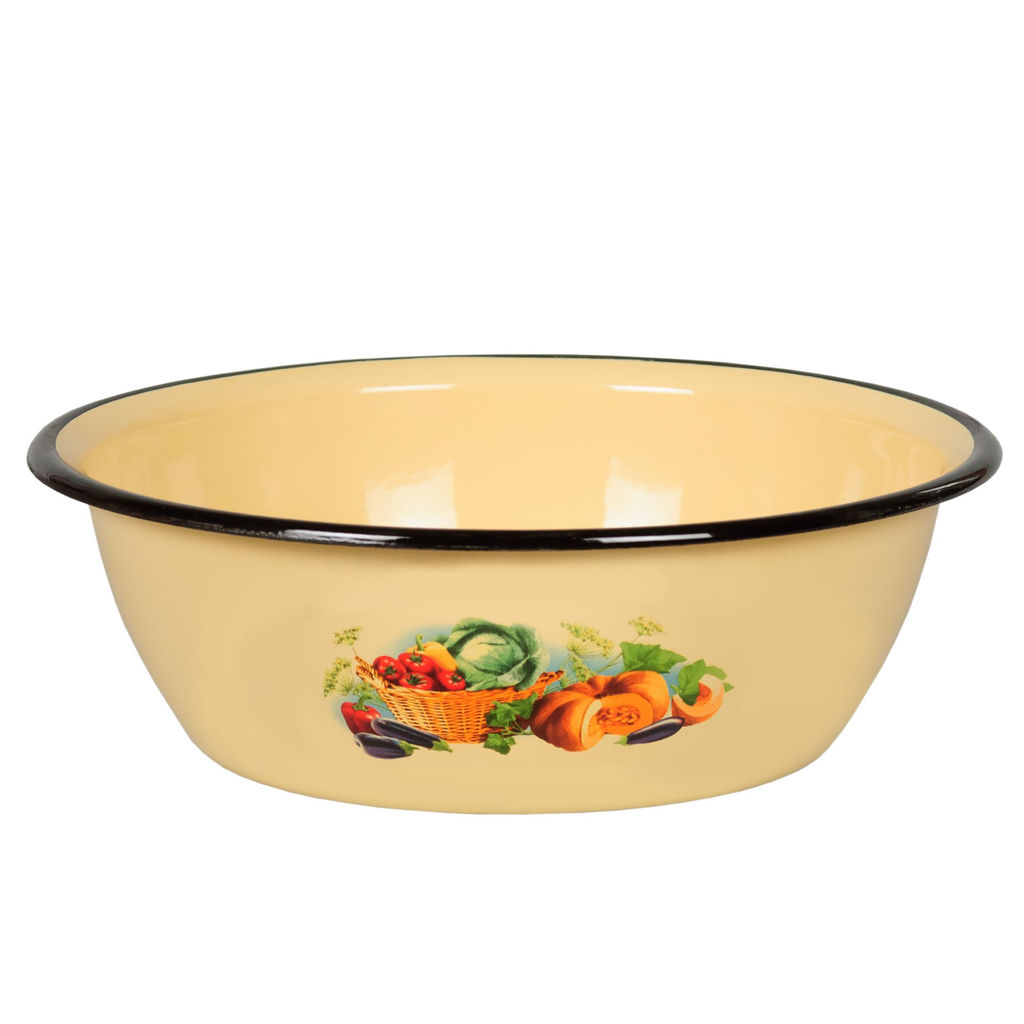 Миска эмал. 3,5л с рис. (г. Череповец) (1с9/с)