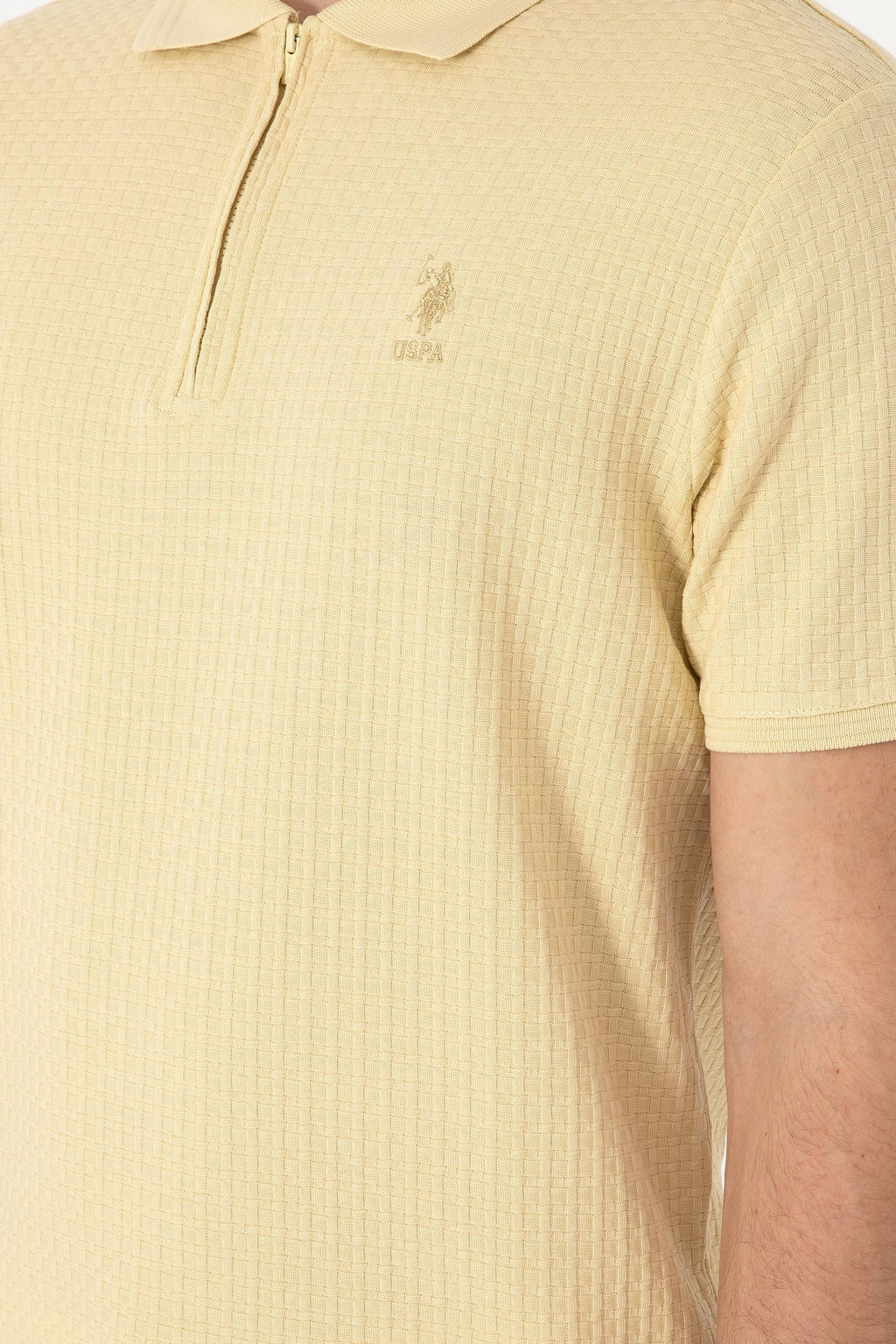 Erkek Regular Fit Polo Yaka A__k Haki Ti__rt Sepette S_rpriz _ndirim - U.s. polo assn фото 7