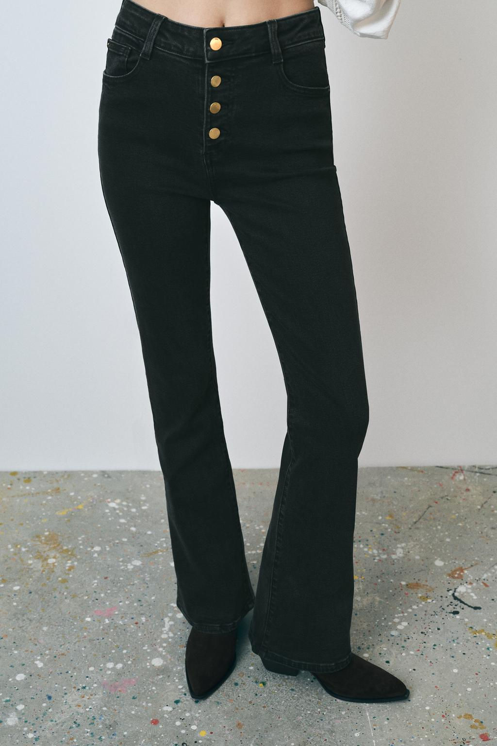 Z1975 FLARED HIGH-WAIST JEANS - Zara фото 9