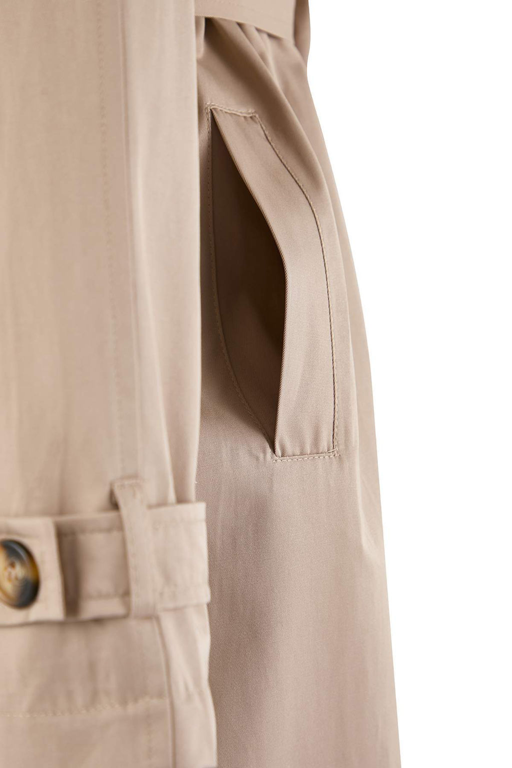 Trendyolmilla Gul Kurusu Regular Kusakl? Trenckot TWOSS20TR0012  фото 13