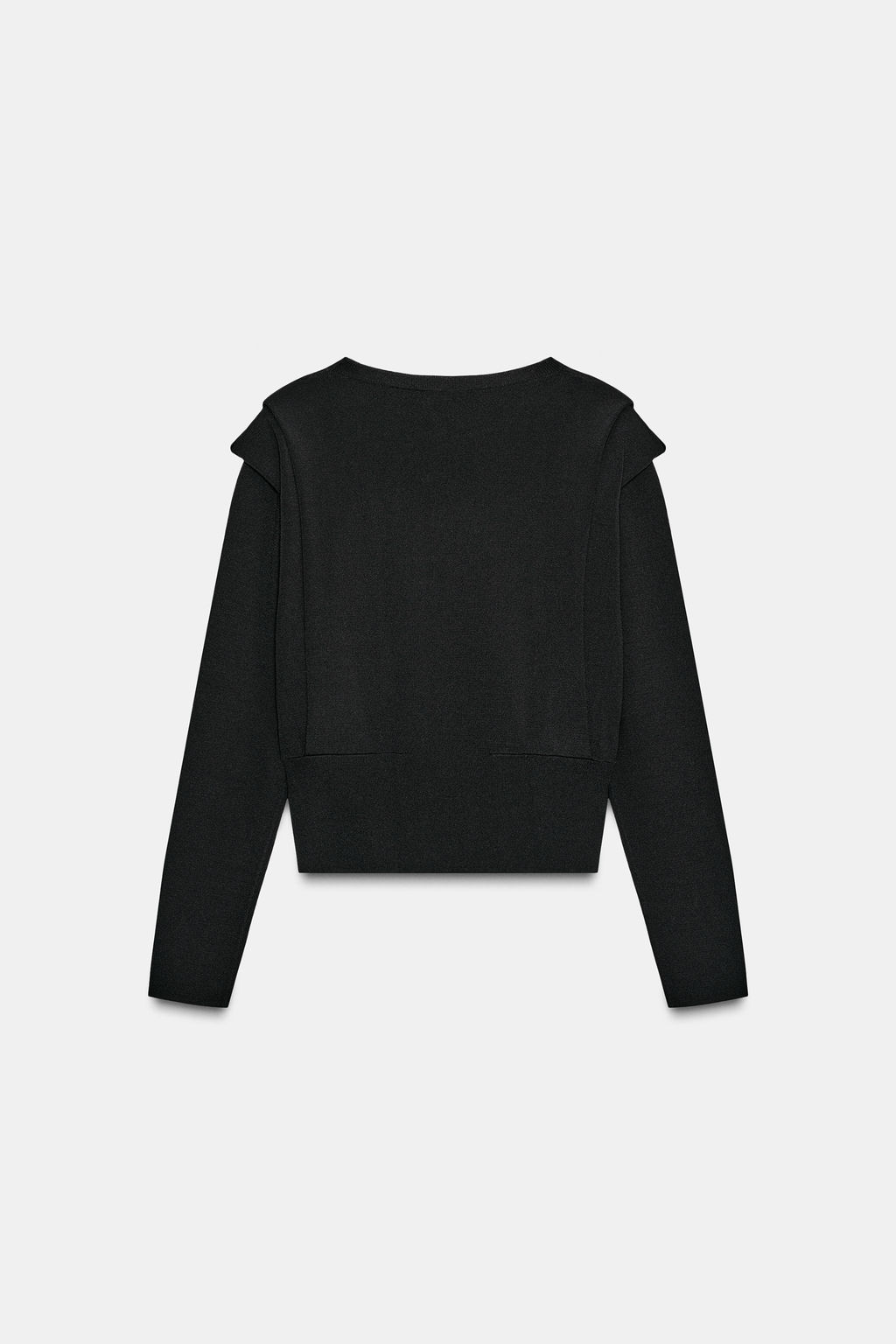 KNIT TOP WITH SHOULDER PADS - Zara фото 2