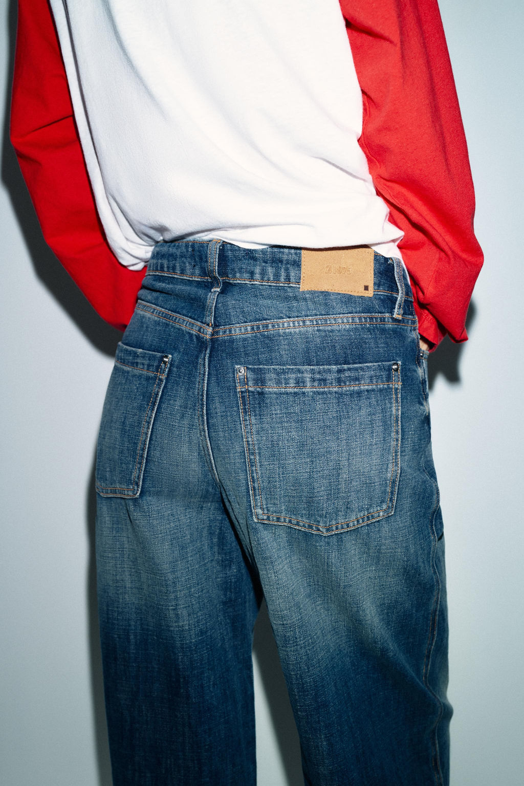 JEANS Z1975 STRAIGHT LOW-RISE FULL LENGTH - Zara фото 18