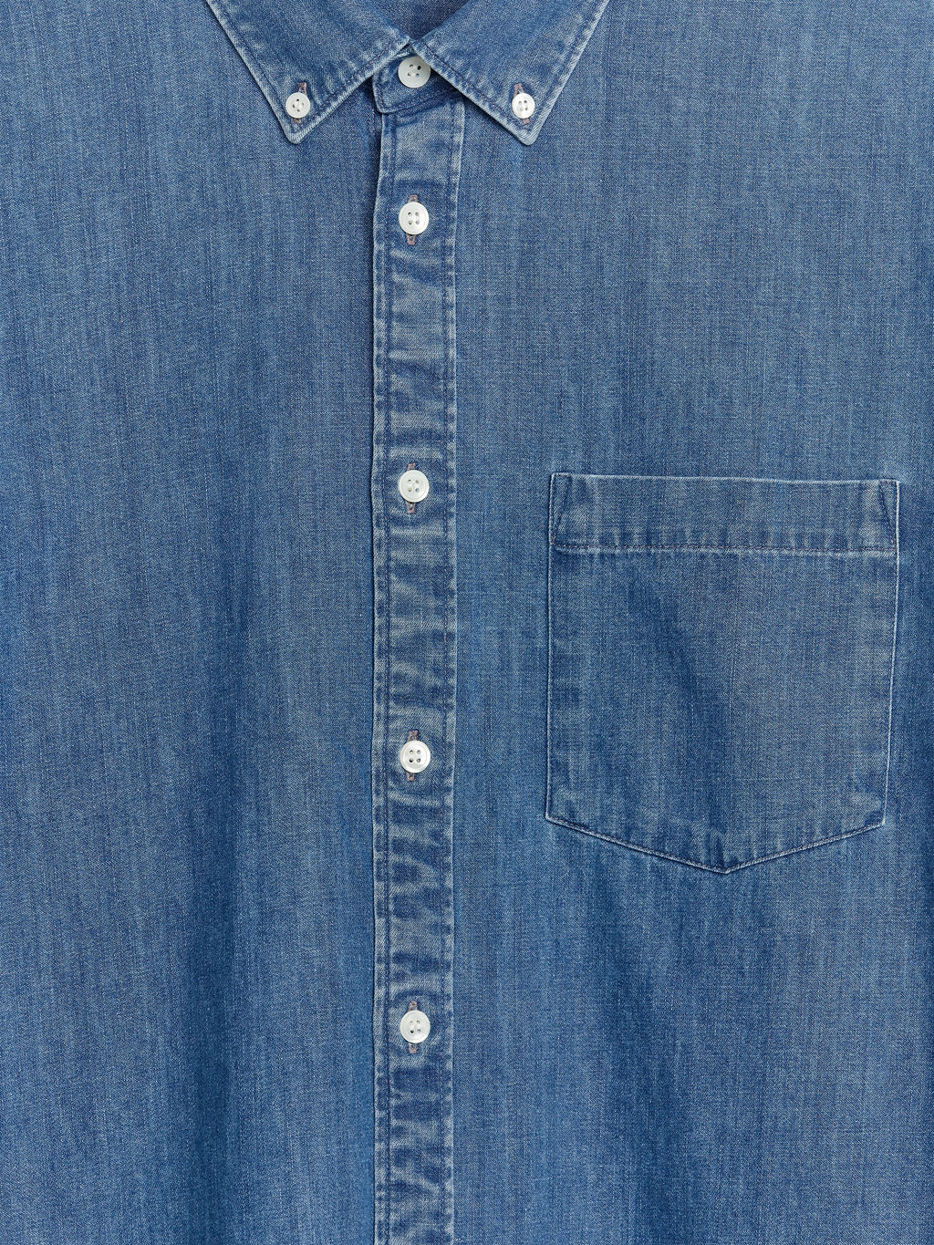 Camisa denim regular - H&m фото 9