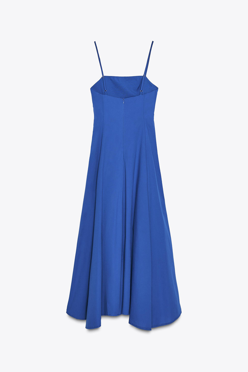 ASYMMETRIC POPLIN MIDI DRESS - Zara фото 11
