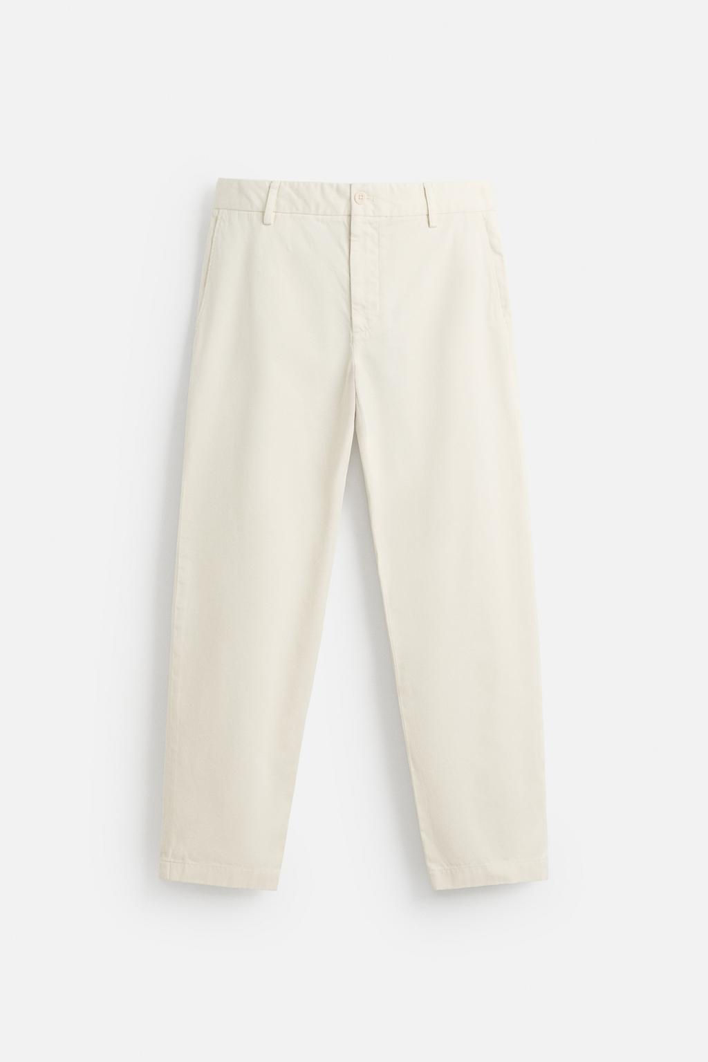 TWILL CHINO TROUSERS - Zara фото 6