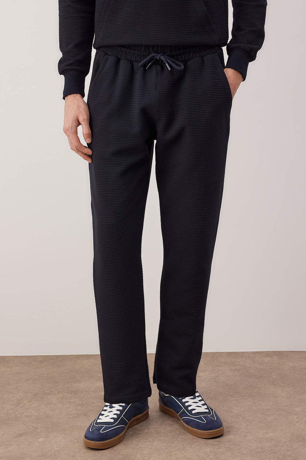 Siyah Regular/Normal Kesim Dokulu Boru Paca Esofman Alt? TMNAW26EA00017 - Trendyolmilla фото 9