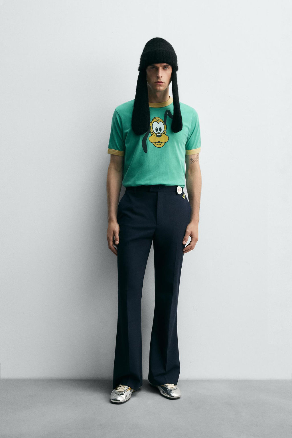 PLUTO T-SHIRT HARRY LAMBERT FOR ZARA X DISNEY