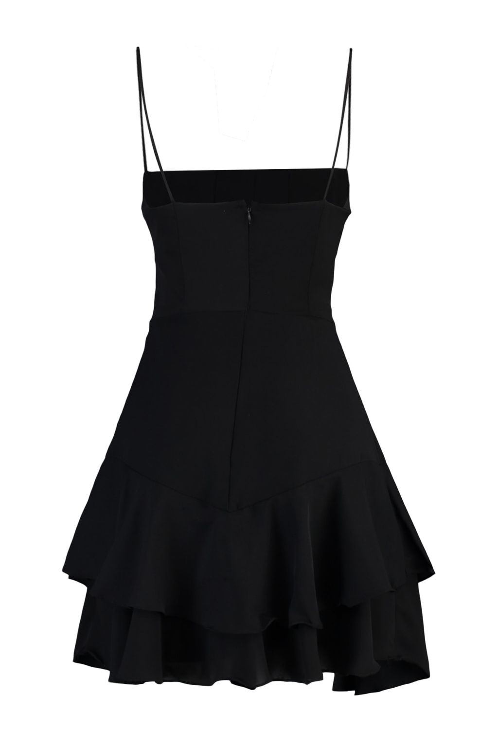 Siyah A-Kesim Balen Detayl? Dokuma K?sa Abiye Gece Mezuniyet Elbisesi TPRSS22EL00065